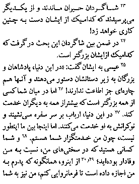 Gospel of Luke in Farsi, Page40d