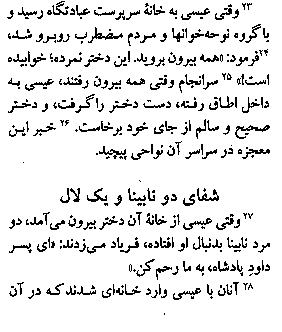 Gospel of Matthew in Farsi, Page11b