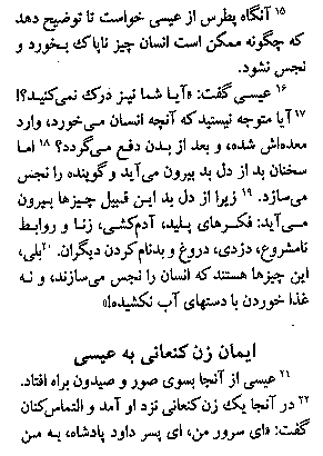 Gospel of Matthew in Farsi, Page20b