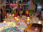Nowruz Traditional Spread - Persian New year Haftseen Table