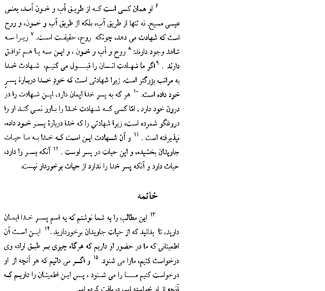 The First Epistle of John in Farsi (Persian) - Page 15