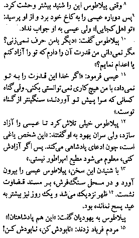 Gospel of John in Farsi, Page29b