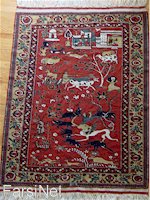 A Wool Baluch Depicting a King's Hunting Ground