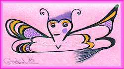 Birthday Bug - A drawing by A. Ghabel - Click to see the larger image