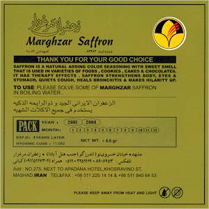 Standard High quality Standard by Marghzar from Mashhad Iran for Export