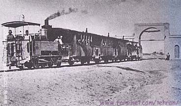 Tehran Nostalgia, Old Steam Train operating in Tehran