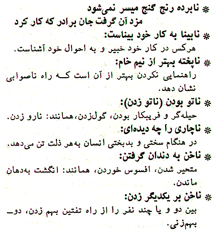 Famous Persian Iranian Proverbs - Page 421